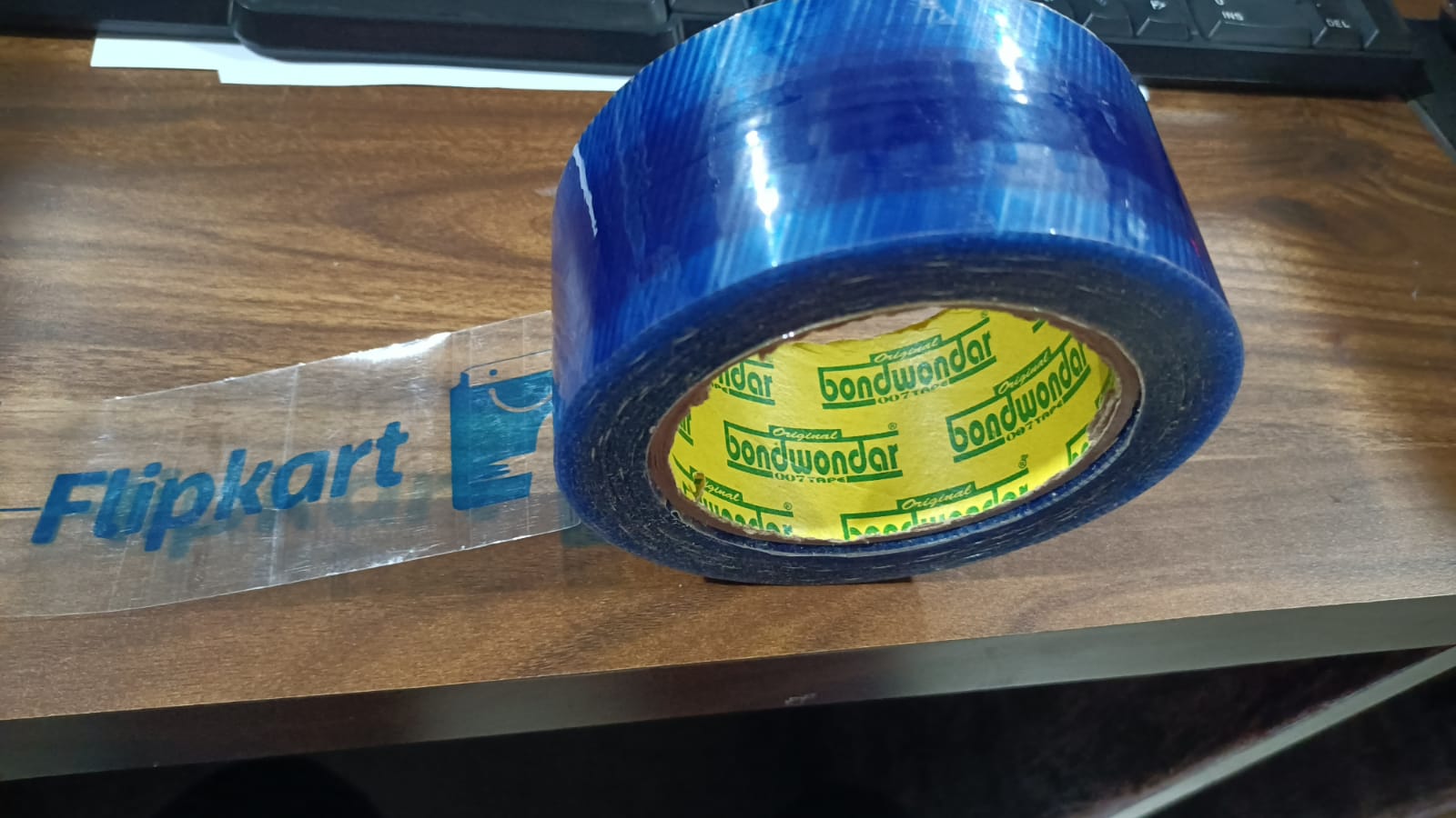 7436 Flipkart Print Blue Tape For Packaging Gifts And Products By Flipkart For Shipping And Delivering Purposes Etc. DeoDap 7436 Flipkart Print Blue Tape For Packaging Gifts And Products By Flipkart For Shipping And Delivering Purposes Etc. DeoDap